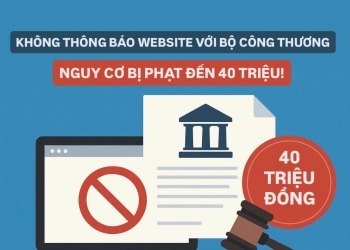Không Thông Báo Website Với Bộ Công Thương: Nguy Cơ Bị Phạt Đến 40 Triệu Đồng 