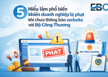 5 Hiểu lầm phổ biến khiến doanh nghiệp bị phạt khi chưa thông báo website với Bộ Công Thương