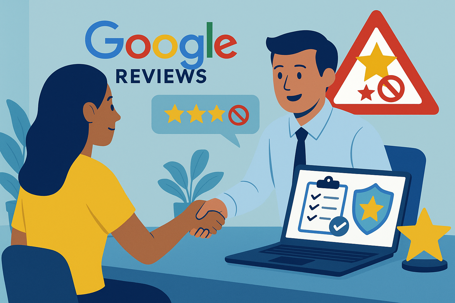 Bị đánh giá 1 sao Google