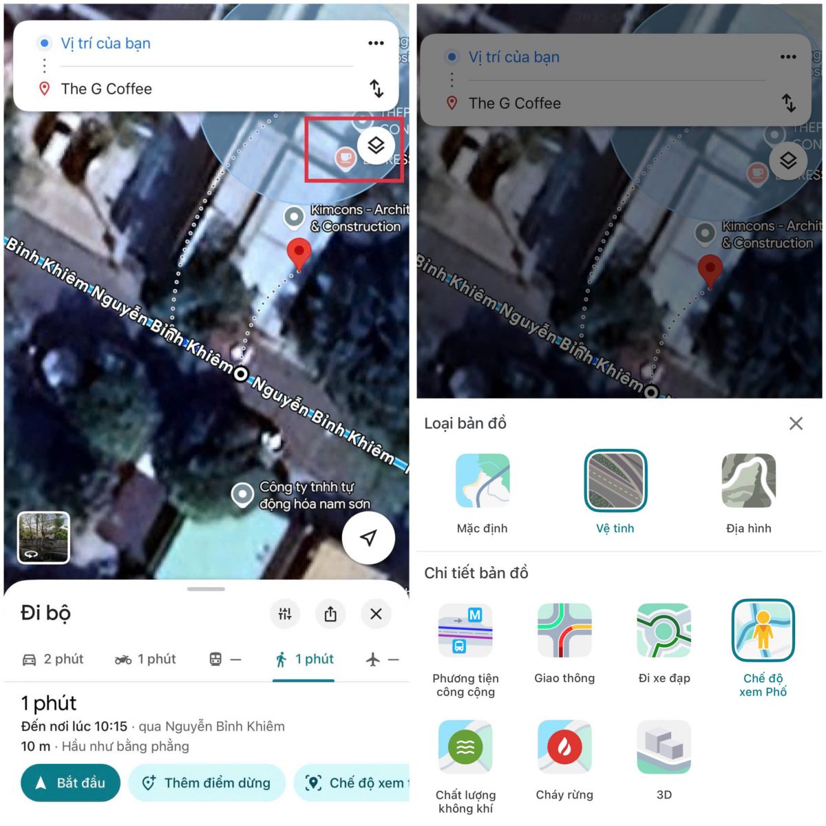 cách xem lại ảnh cũ trên Google Maps