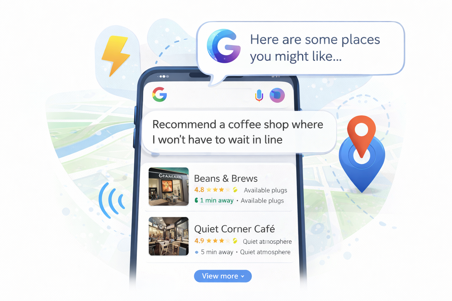 Cập nhật Google Maps mới nhất: AI Gemini giúp tìm địa điểm và chỉ đường thông minh hơn