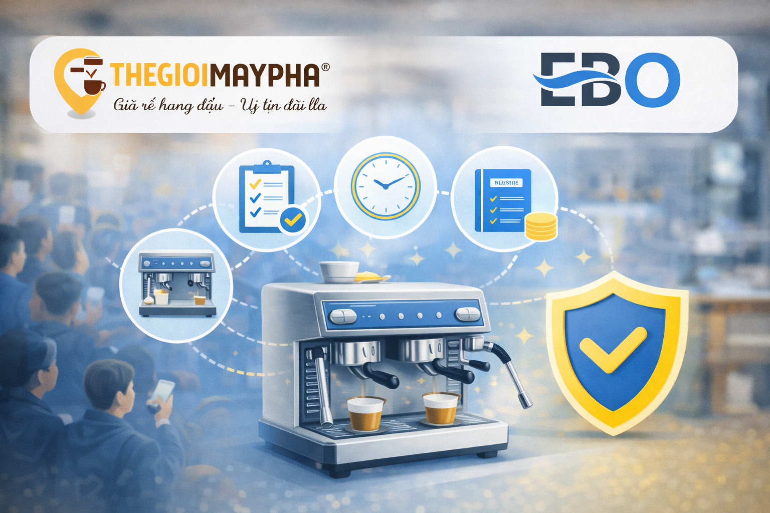 case study EBO: máy pha cà phê