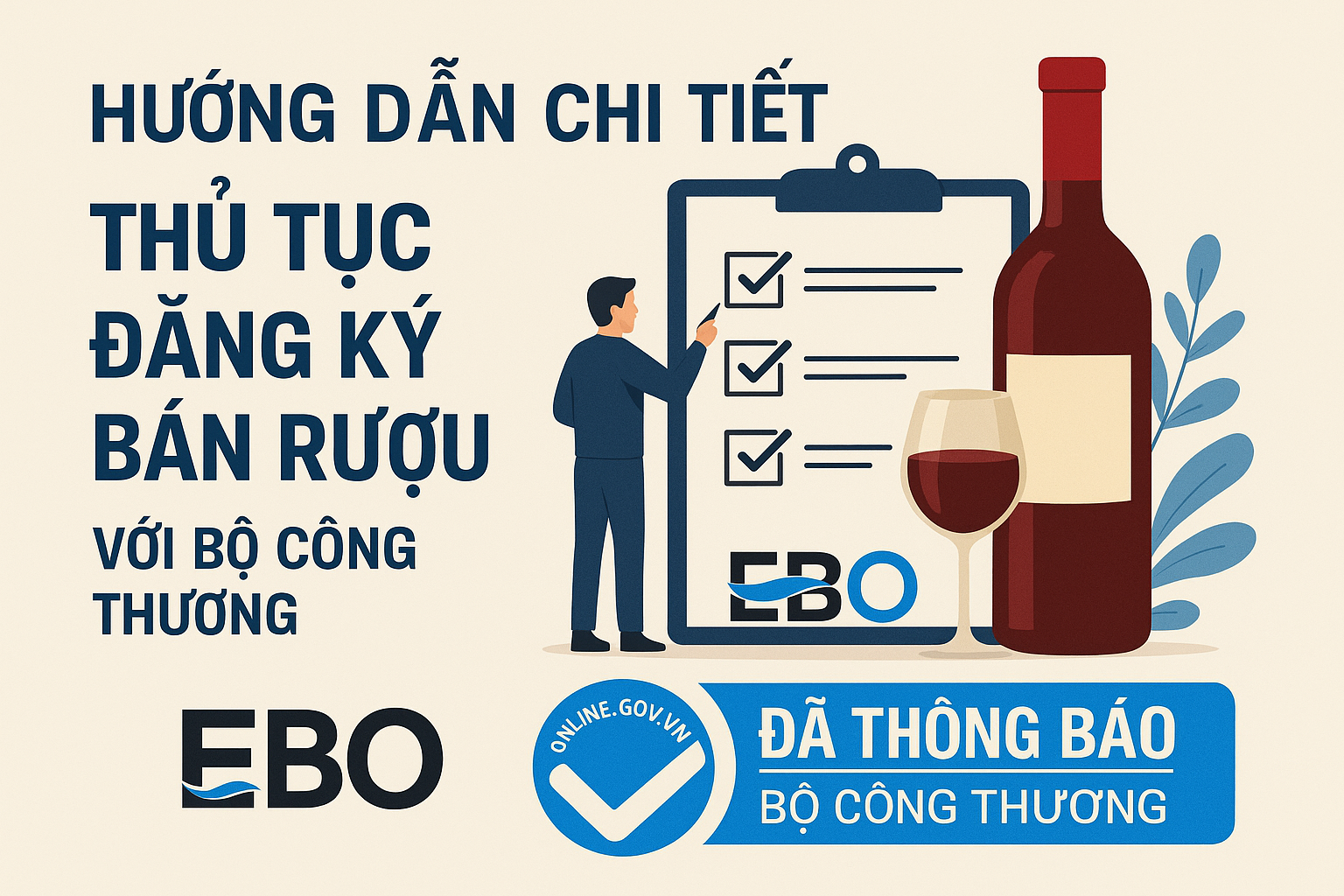 đăng ký bán rượu với Bộ Công Thương