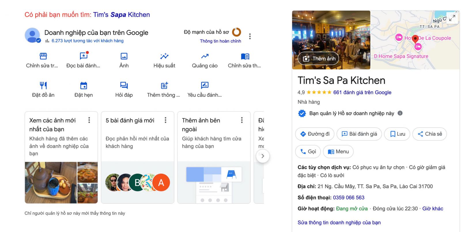 cách xác minh doanh nghiệp trên Google Maps