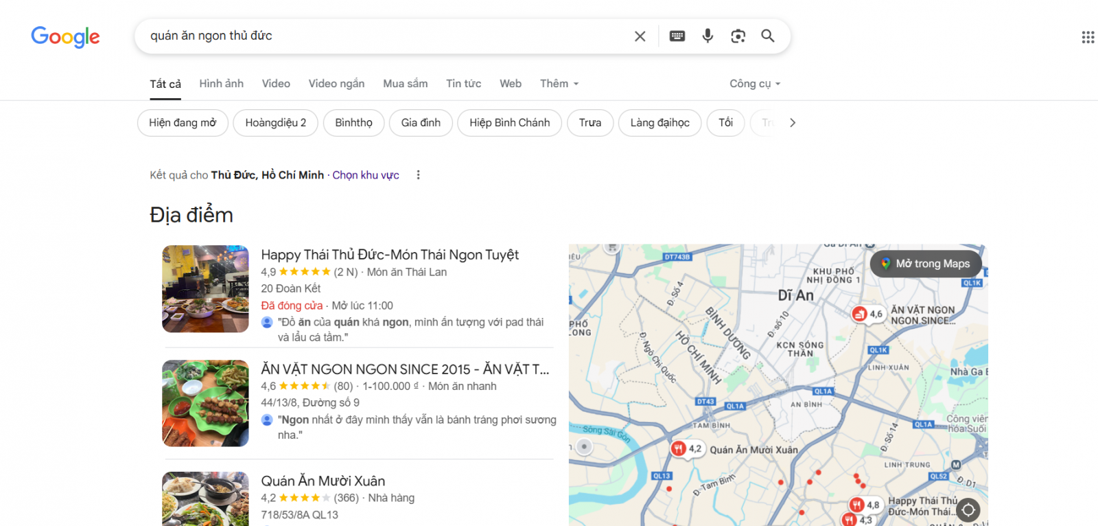 dịch vụ quảng cáo google maps
