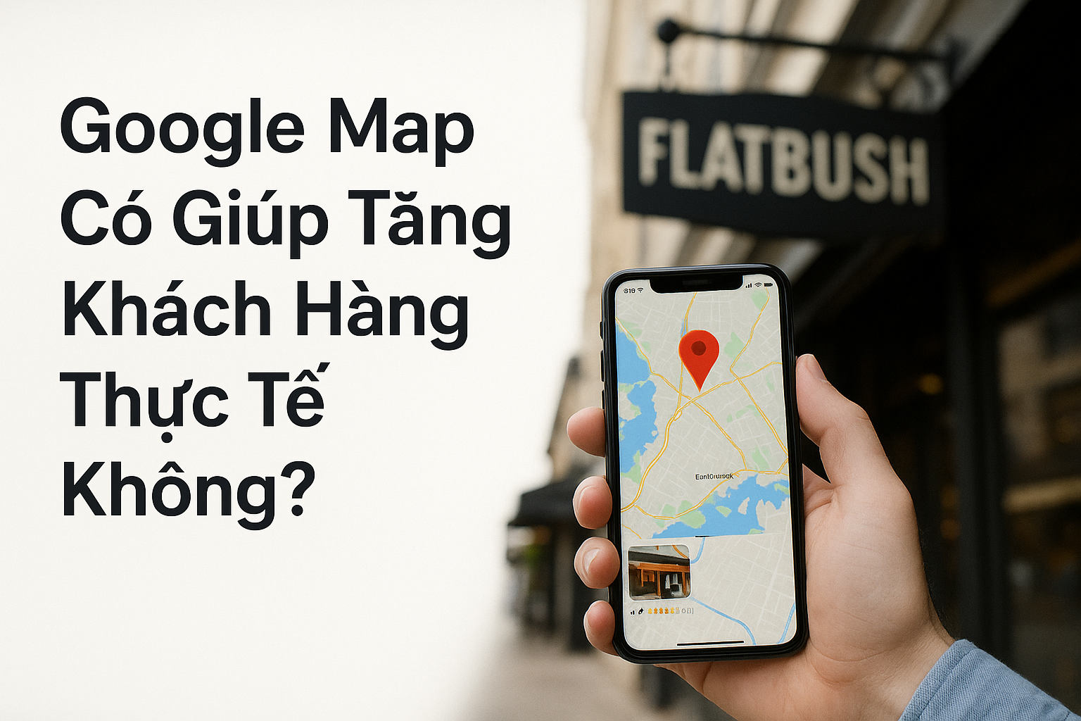 Google map có tăng khách hàng thực tế không