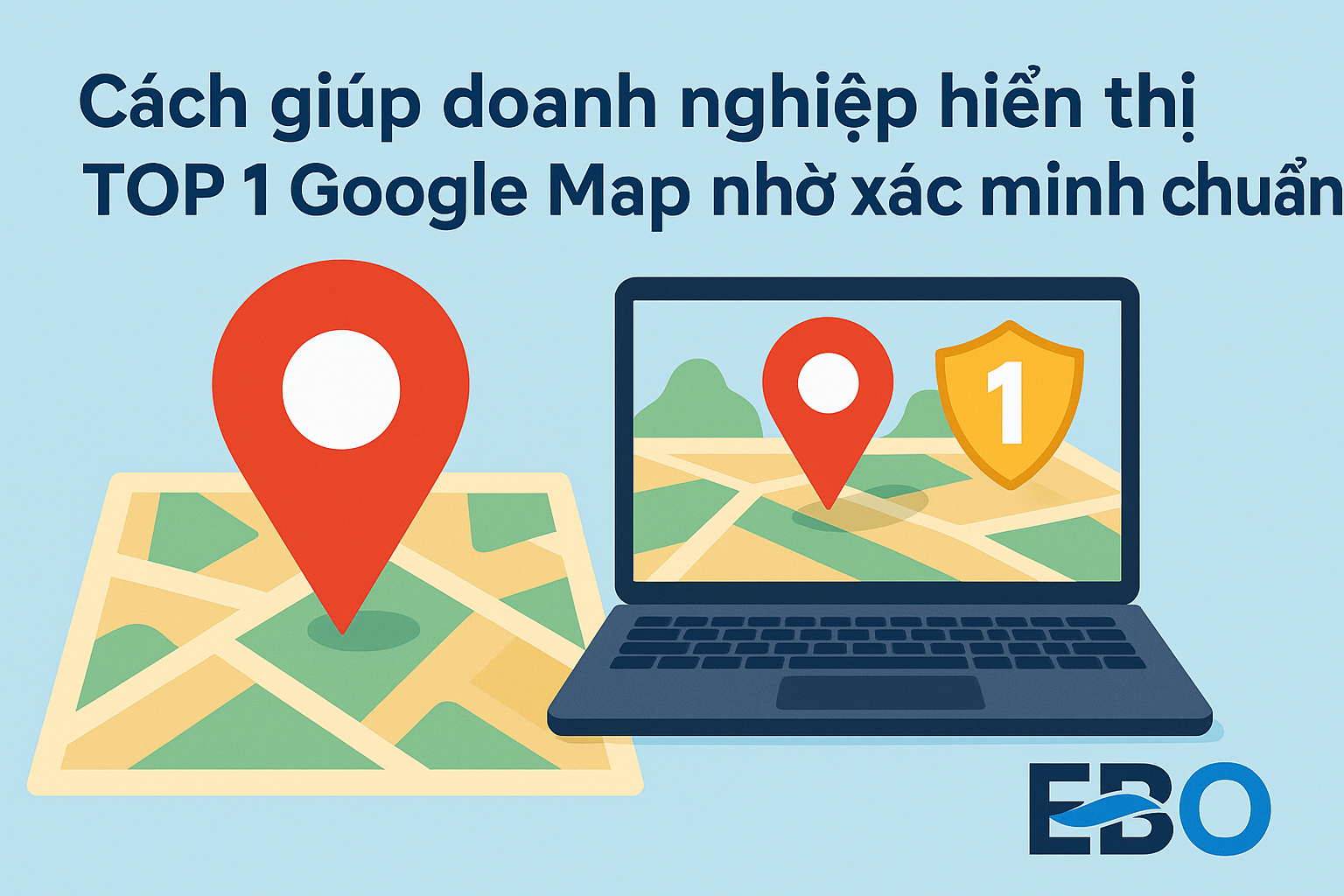 hiển thị top1 google map