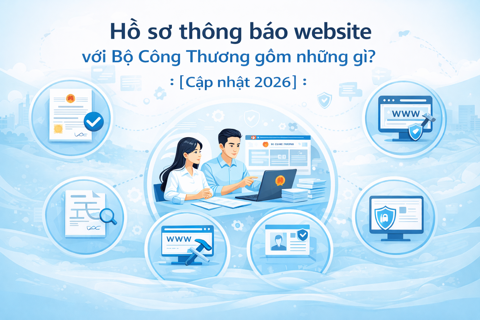 thông báo webiste với Bộ Công Thương