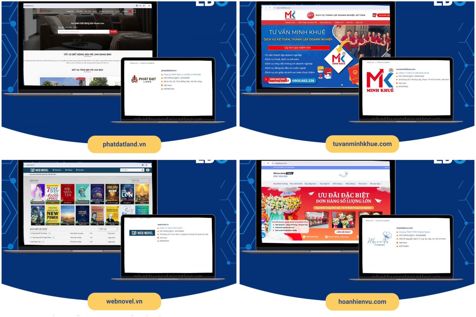 dịch vụ thông báo website với Bộ Công Thương