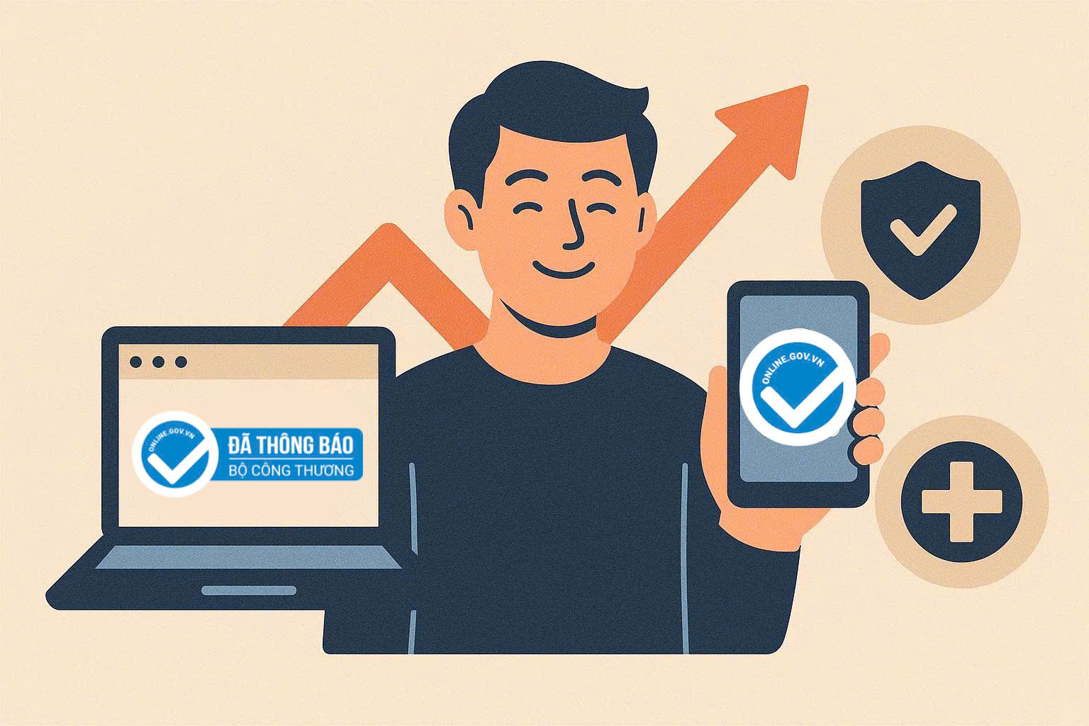 không thông báo website với bộ công thương