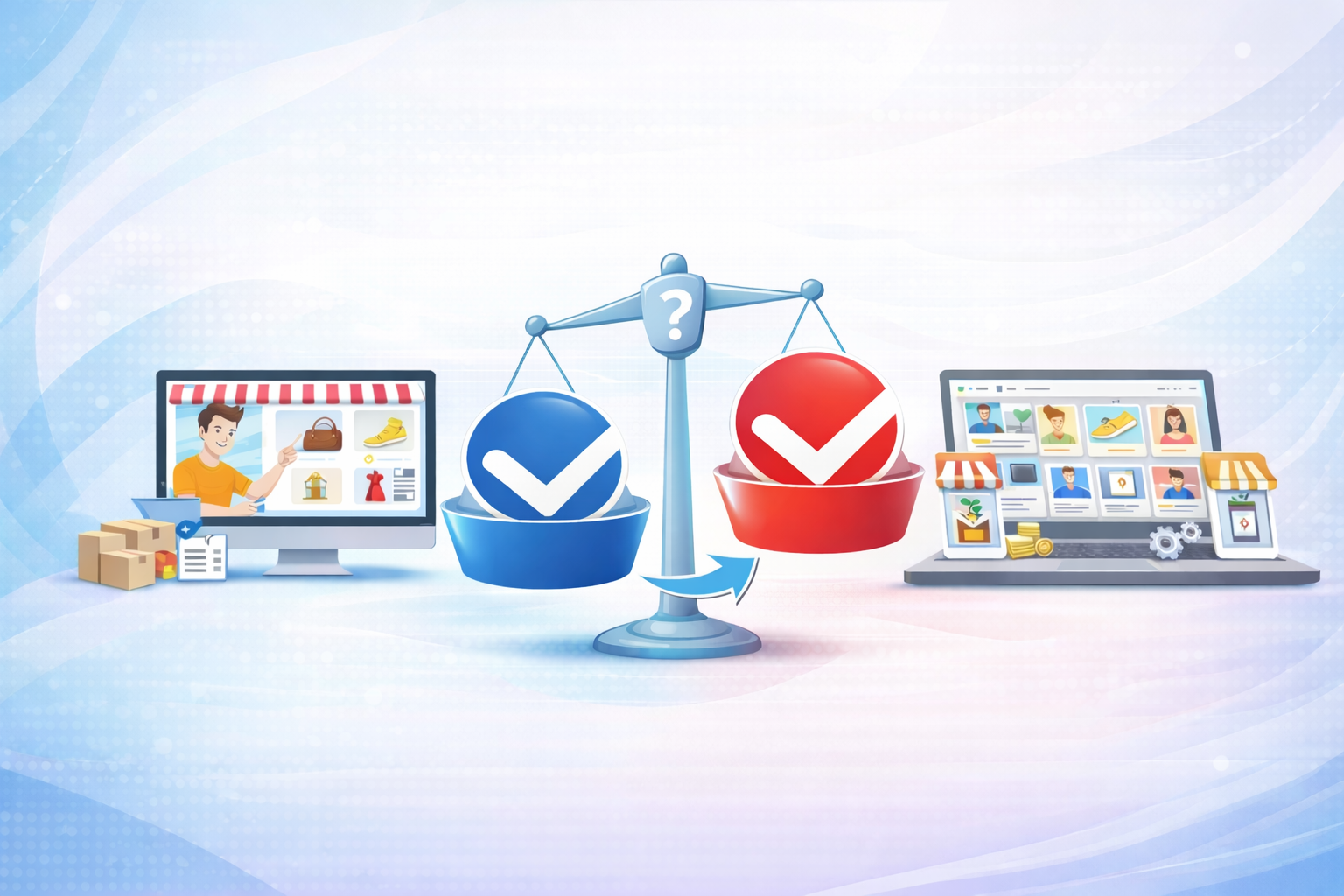 phân biệt đăng ký và thông báo website với Bộ Công Thương