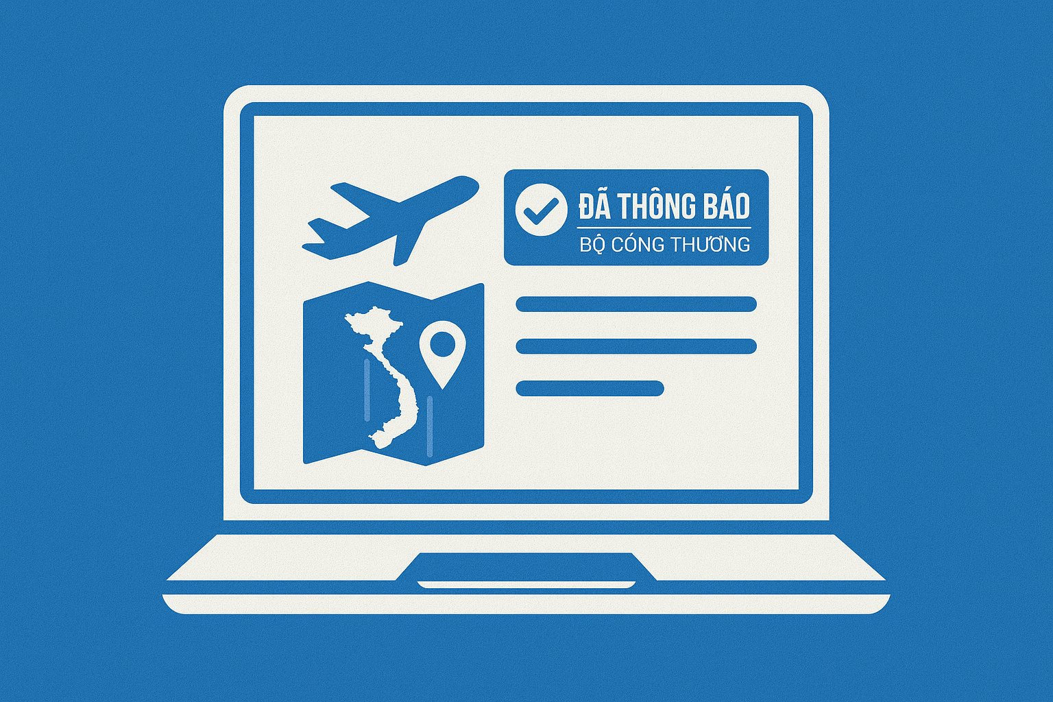 Thông báo website đặt tour du lịch Bộ Công Thương