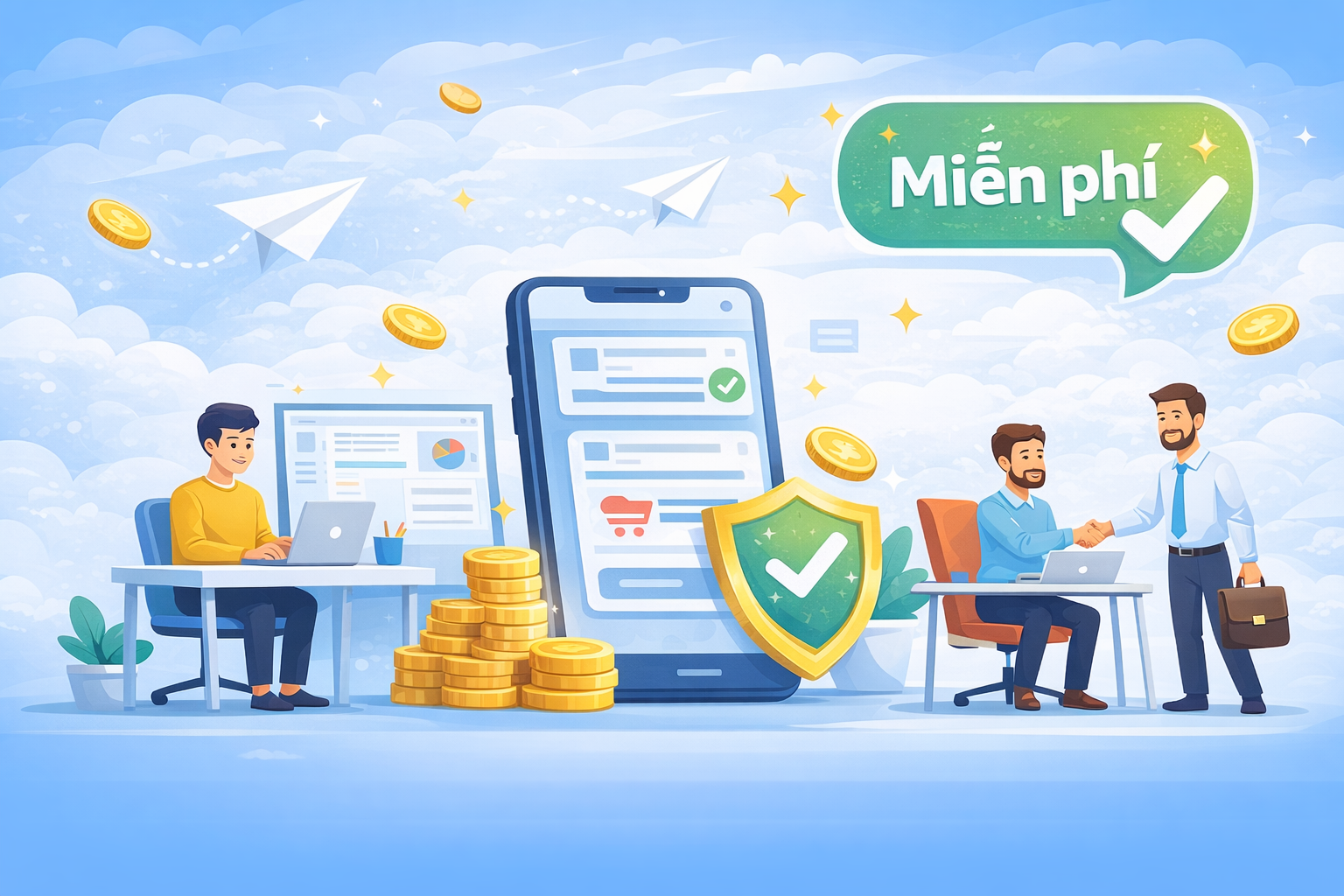 thông báo website với Bộ Công Thương có mất phí không?