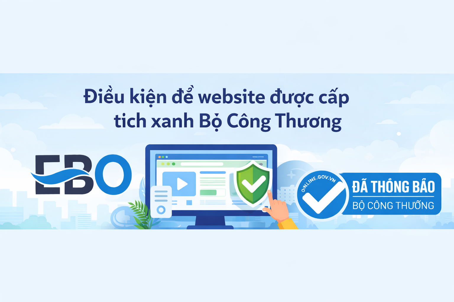 Tích xanh Bộ Công Thương của EBO