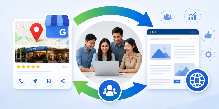 Dịch vụ SEO Google Map kết hợp SEO Website giúp tăng khách hàng tự nhiên