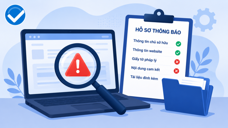 Vì sao nộp hồ sơ thông báo website Bộ Công Thương nhưng không được duyệt?