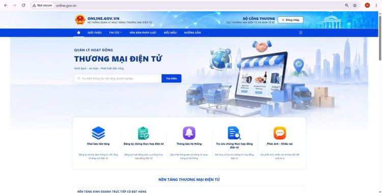 Bộ công thương nâng cấp thống