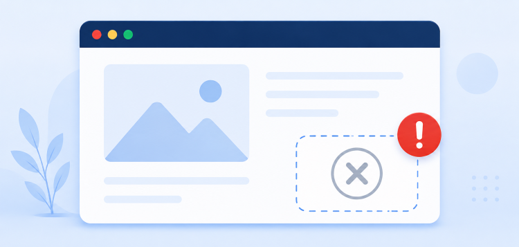 Vì sao logo thông báo Bộ Công Thương trên website không hiển thị? 