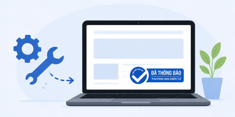 Vì sao logo thông báo Bộ Công Thương trên website không hiển thị? 