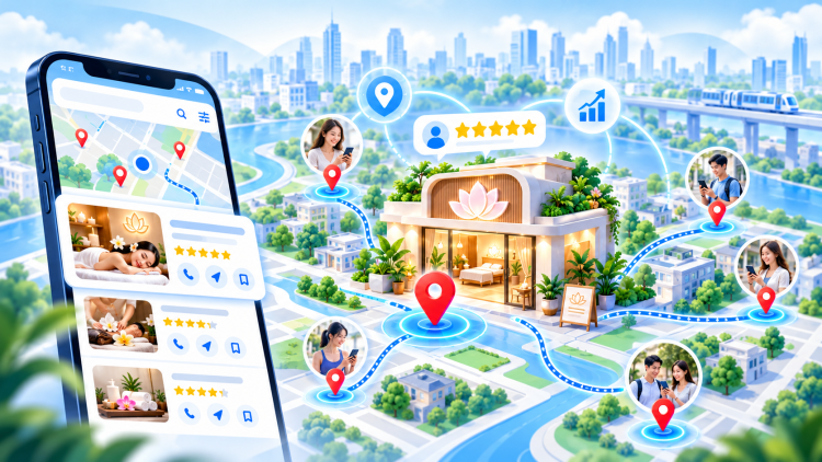Chăm Sóc Map Cho Spa Tại Thủ Đức Giúp Tăng Khách Quanh Khu Vực
