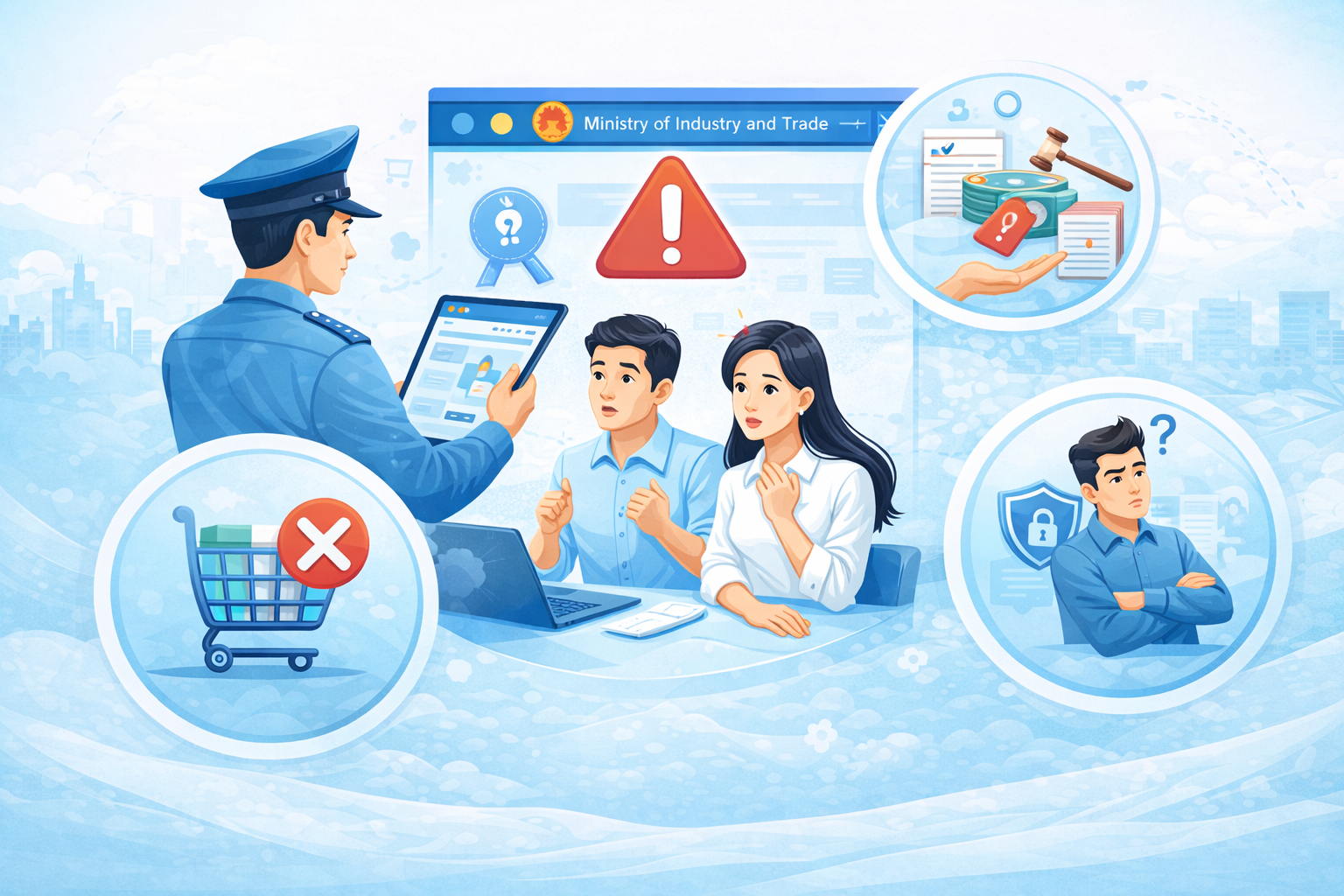 thông báo webiste với Bộ Công Thương