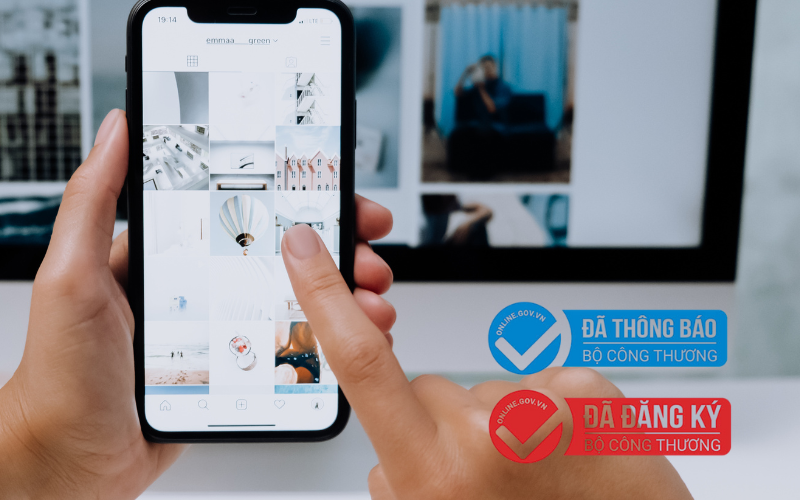 Kiểm tra website đã đăng kí