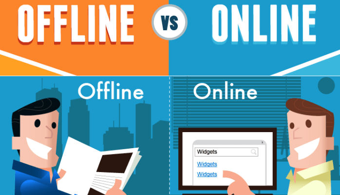 SỰ KHÁC BIỆT MARKETING ONLINE VÀ MARKETING OFFLINE