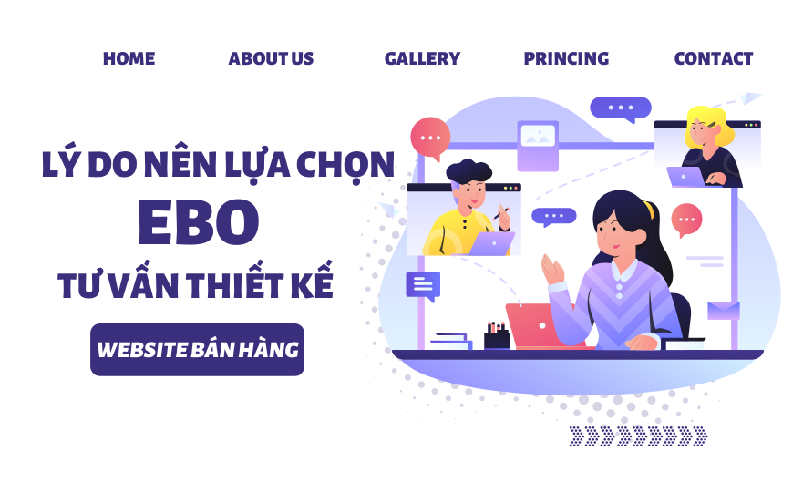 Lý do lựa chọn Ebo.vn tư vấn thiết kế website bán hàng