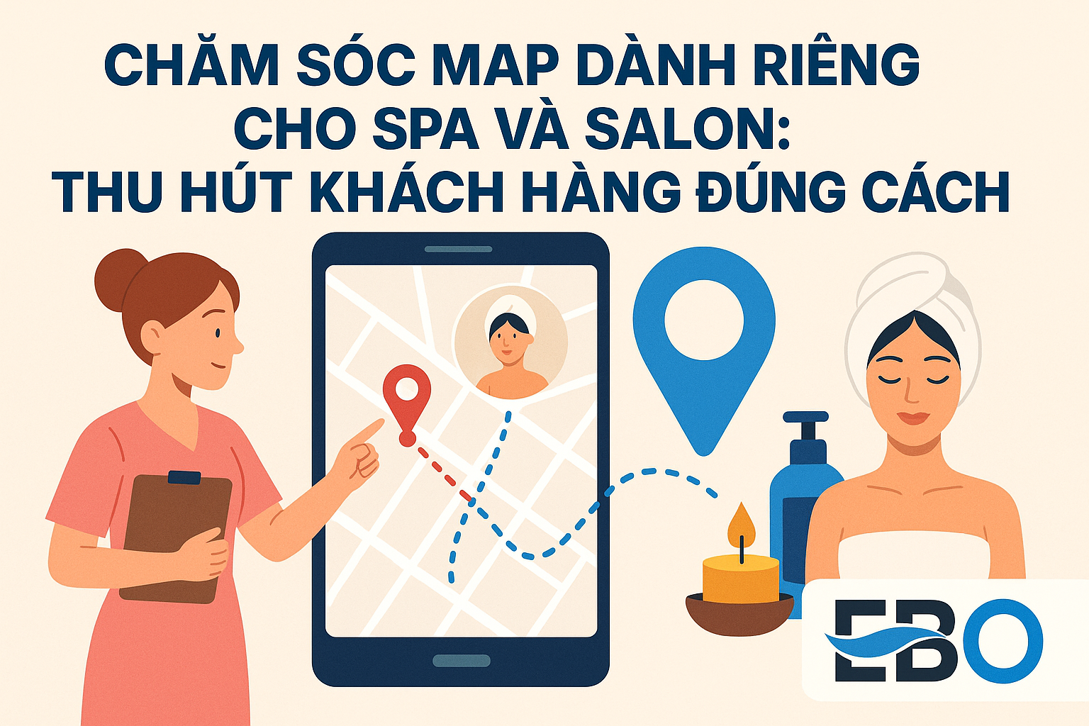 Chăm Sóc Map Dành Riêng Cho Spa Và Salon: Thu Hút Khách Hàng Đúng Cách